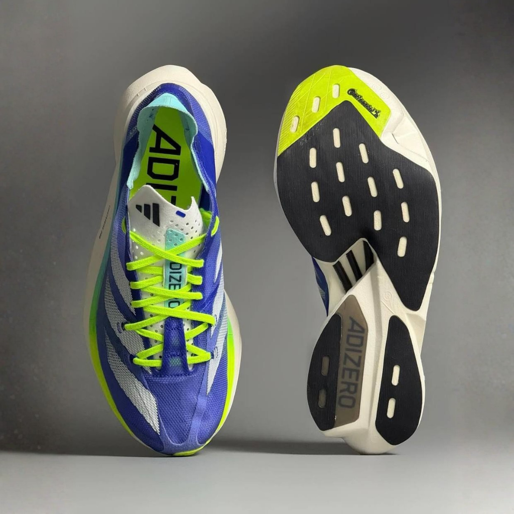Adidas Adizero Adios Pro 3 - Azul Royal/Verde Neon